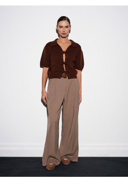 10809 Fiyonklu Triko Top-Kahve modelleri