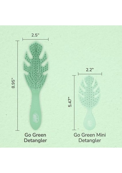 Wet Brush Go Green Detangler Saç Fırçası Yeşil