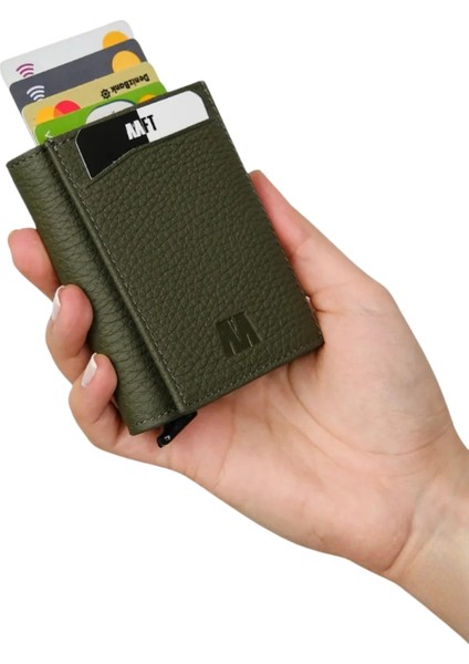 Hakiki Deri Erkek Mekanizmalı Cüzdan | Retro 2660