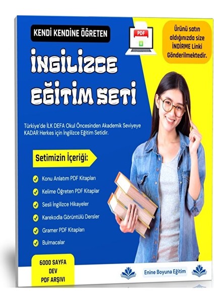 Kendi Kendine Ingilizce Eğitim Seti (6000 Pdf Sayfası) fiyatları