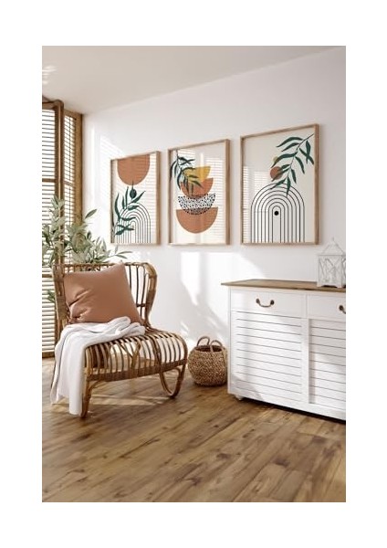 3 Parça Çerçeve Görünümlü Mdf Tablo Seti - ARTSYCLLCT33-1520 fiyatları