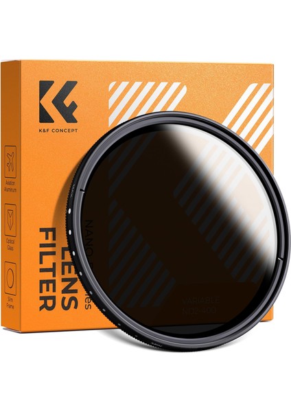 Concept 77 mm Nd Filtre, K&f Konsept 77 mm Ultra ND2-ND400 Fader Değişken Nötr Yoğunluk Ayarlanabilir Lens Filtresi Ultra Nd Filtre Optik Cam