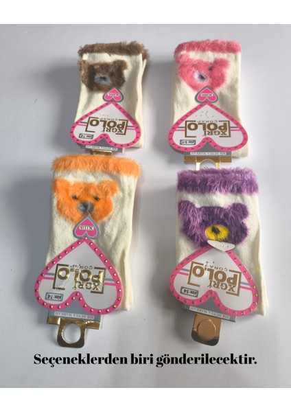 Kız Çocuk Peluş Detaylı Çorap Yumuşacık Nefes Alabilir Terletmez fiyatları