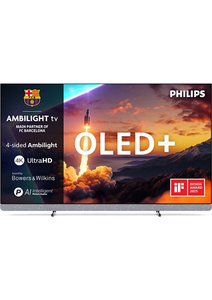 77OLED910/12 77" 195 Ekran 4K UHD Google Ambilight Tv