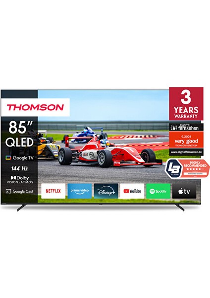 85QG7S14 85" 215 Ekran 4K UHD 144hz Uydu Alıcılı QLED Pro Google Tv