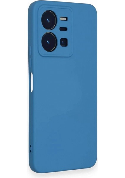 Vivo Y35 Kılıf Nano Içi Kadife Silikon - Mavi (K95) fiyatları