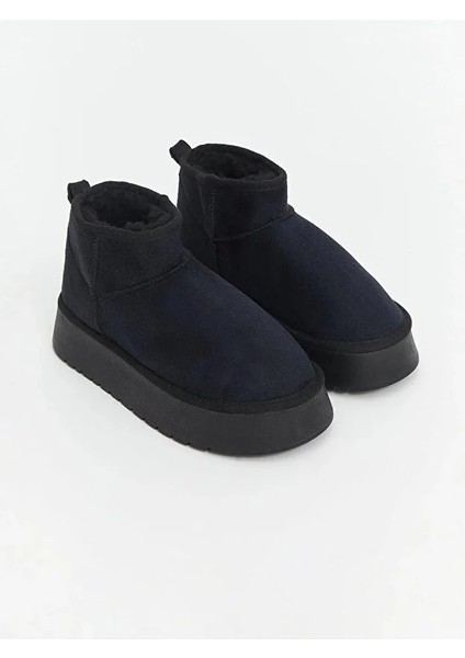 Oslo Mini Süet Yarım Bot Içi Tüylü Kalın Taban Kadın Ayakkabı fiyatları