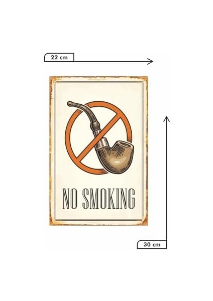 Kuşe Kağıt Duvar Posteri No Smoking Retro DRTR0109 fiyatları