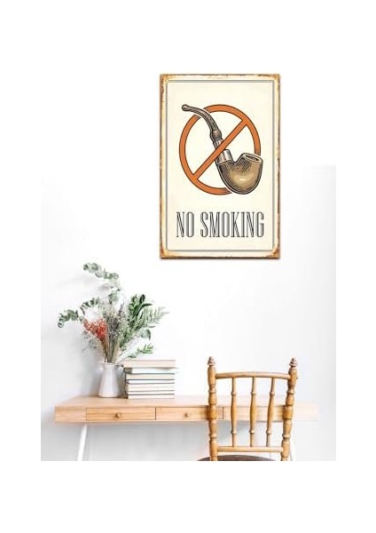 Kuşe Kağıt Duvar Posteri No Smoking Retro DRTR0109 modelleri