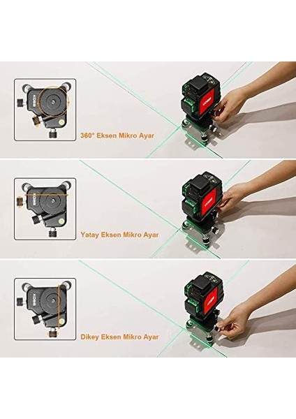 Kbl2 Üç Eksenli Ayarlanabilir Hizalama modelleri