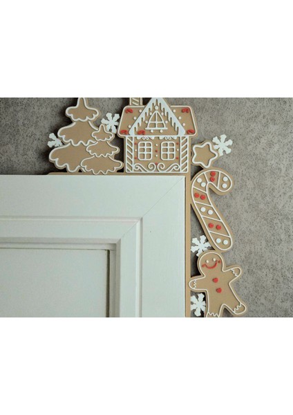 Ikizler Yıl Başı Kapı Süsü Şık Tasarım