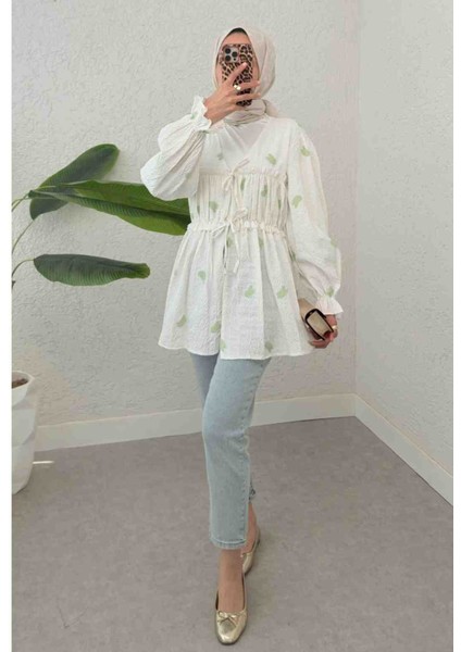 Palmiye Desenli Kimono fiyatları