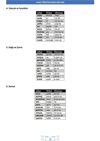 Lehçe Öğreten Ders Notları fırsatları