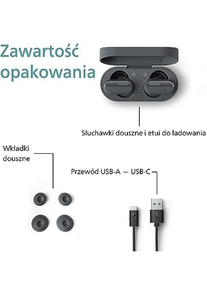 TAT3508BK Bluetooth Gürültü Önleme, Mikrofonlu Kulak Içi Kulaklık, Doğal Ses Veren Silikon Kulaklık, 21 Saate Kadar Çalma Süresi, Ipx4 Suya Dayanıklı, Siyah modelleri