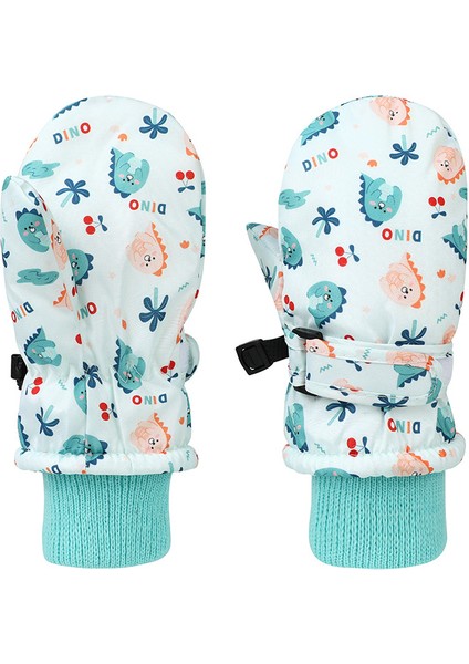 Kış Açık Kayak Artı Kadife Çocuk Eldivenleri (Yurt Dışından)