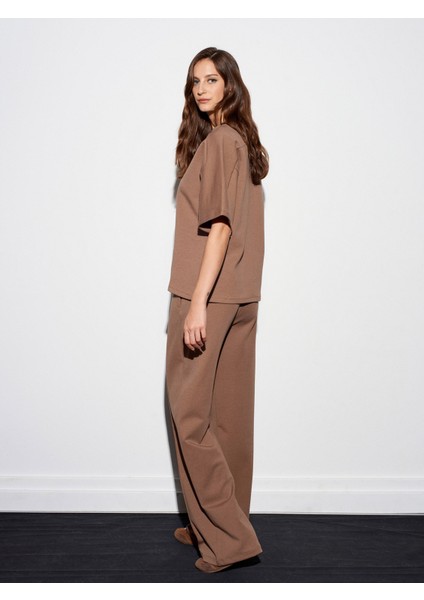 31975 Kısa Kollu Oversize T-Shirt-Vizon fiyatları