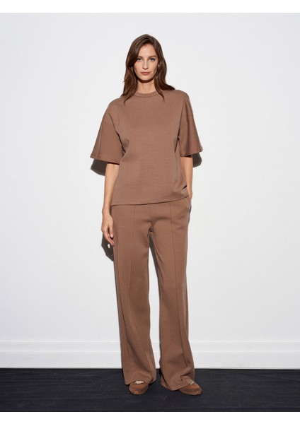 31975 Kısa Kollu Oversize T-Shirt-Vizon indirimleri