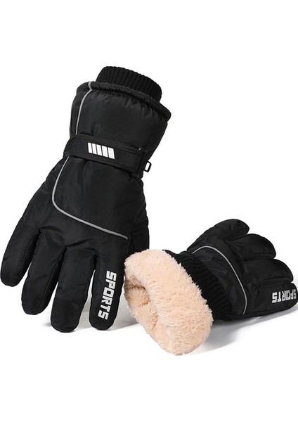 Kadın Kayak Eldivenleri Kış Açık Bisiklet Rüzgar Geçirmez Sıcak Eldivenler (Yurt Dışından) fiyatları