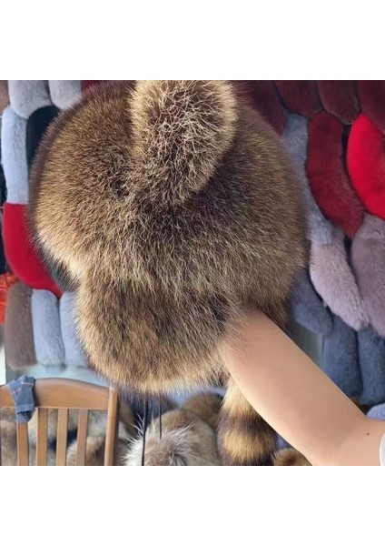 Kış Küçük Rakun Kulak Koruyucu Sıcak Şapka (Yurt Dışından) modelleri