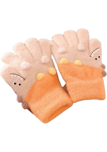 Kış Çocuk Karikatür Sıcak Eldiven (Yurt Dışından)