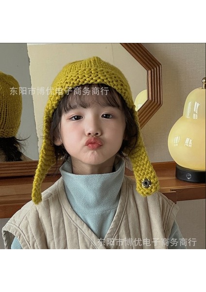 Kış Kore Kulak Koruma Şapkası Çocuk (Yurt Dışından) modelleri