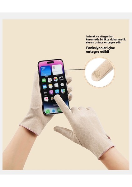 Sonbahar ve Kış Açık Bisiklet Anti-Soğuk Bayanlar Eldivenleri (Yurt Dışından) fırsatları