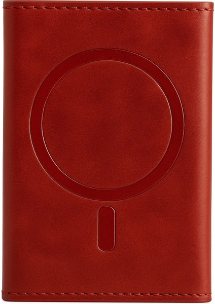 Mtxdpn Joko Tema Magsafe Deri Kartlık - Kırmızı