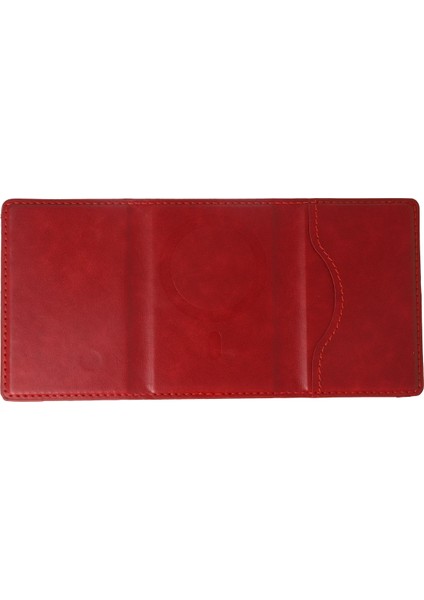 Mtxdpn Joko Tema Magsafe Deri Kartlık - Kırmızı indirimleri