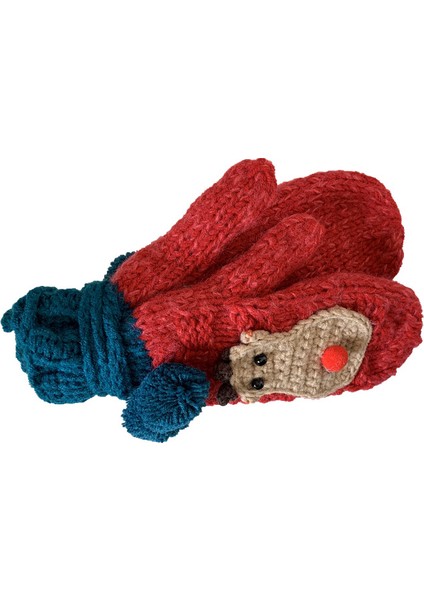 Noel Elk Sevimli Artı Kadife Eldiven (Yurt Dışından)