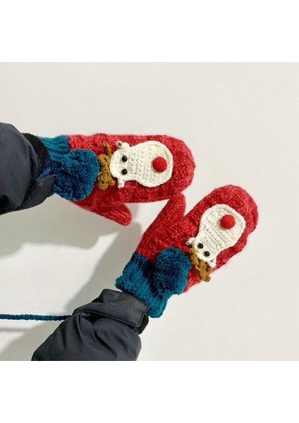 Noel Elk Sevimli Artı Kadife Eldiven (Yurt Dışından) fırsatları