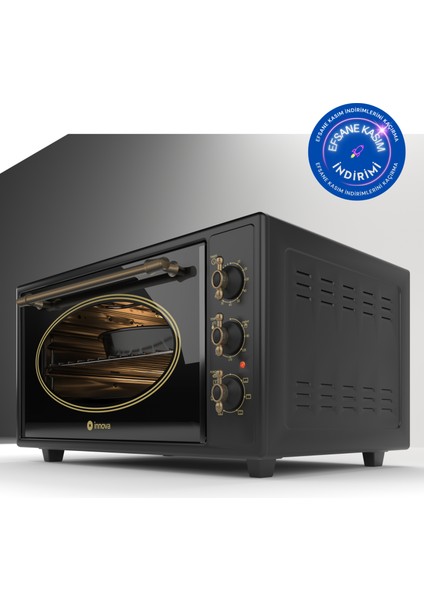 Rustik Midi Fırın 45 Litre Yoğurt Fonksiyonlu Çift Camlı