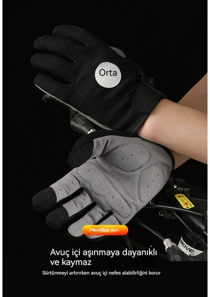Dış Mekan Bisikleti Için Kalınlaştırılmış, Aşınmaya Dayanıklı Spor Eldiveni (Yurt Dışından) fırsatları