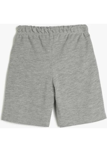 Erkek Çocuk Basic Şort Beli Bağlamalı Cepli Yengeç Işleme Detaylı fiyatları