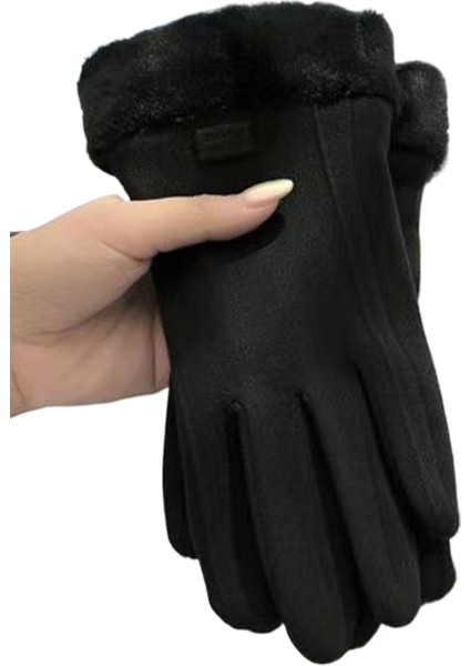 Kadın Eldiveni, Polar Isıtmalı, Soğuktan Koruyan Bisiklet Eldiveni (Yurt Dışından)