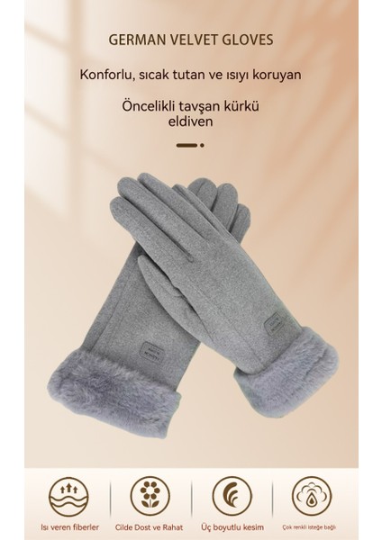 Kadın Eldiveni, Polar Isıtmalı, Soğuktan Koruyan Bisiklet Eldiveni (Yurt Dışından) fiyatları