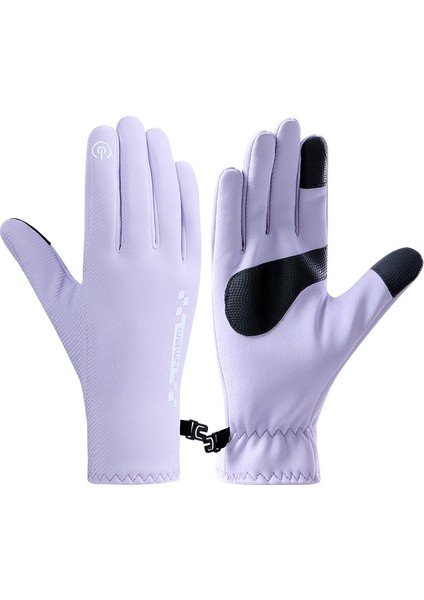 Açık Bisiklet Sürme Sıcak Plus Kadife Kadın Eldivenleri (Yurt Dışından)