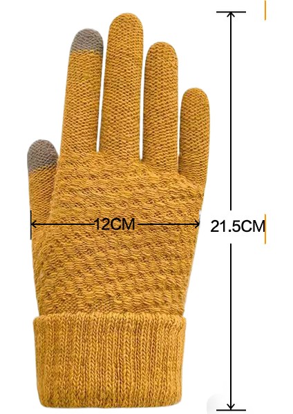 Kışlık Erkek Kadın Karışımlı Yünlü Kaymaz Eldiven (Yurt Dışından) fırsatları