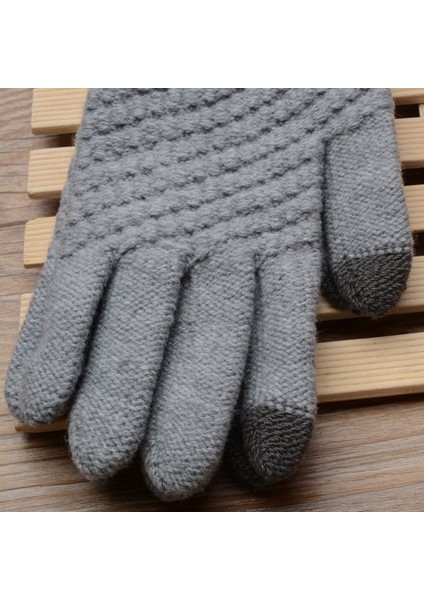 Kışlık Erkek Kadın Karışımlı Yünlü Kaymaz Eldiven (Yurt Dışından) indirimleri