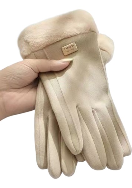 Kadın Eldiveni, Polar Isıtmalı, Soğuktan Koruyan Bisiklet Eldiveni (Yurt Dışından)