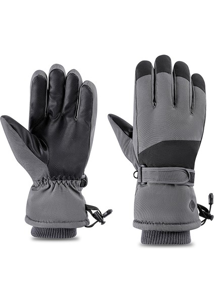 Su Geçirmez, Soğuktan Koruyan, Termal, Kalınlaştırılmış, Aşınmaya Dayanıklı Parmaklı Eldiven (Yurt Dışından)