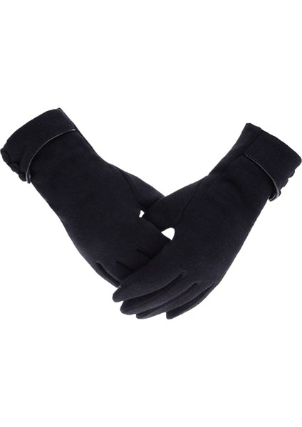 Kışlık Kore Tarzı Kadife Içlikli, Ters Dönmeyen Isıtıcı Eldiven (Yurt Dışından)