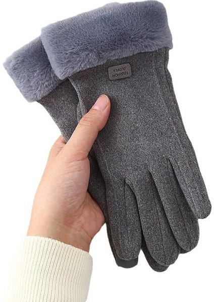 Kadın Eldiveni, Polar Isıtmalı, Soğuktan Koruyan Bisiklet Eldiveni (Yurt Dışından)