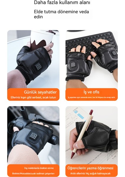 USB Isıtmalı Erkek ve Kadın Kışlık Elektrikli Isıtmalı Eldiven (Yurt Dışından) fiyatları