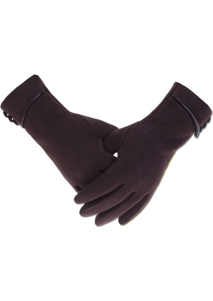 Kışlık Kore Tarzı Kadife Içlikli, Ters Dönmeyen Isıtıcı Eldiven (Yurt Dışından)