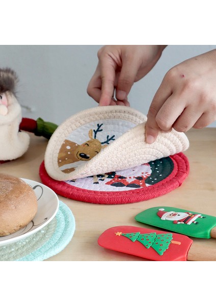 Noel Isı Yalıtım Mat Yuvarlak Tabak Mat Baskılı Bardak Altlığı (Yurt Dışından) indirimleri