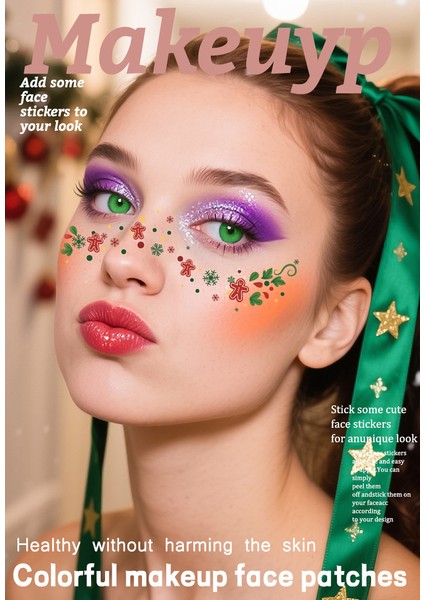 Noel Yüz Çıkartmaları Çocuk Noel (Yurt Dışından) indirimleri