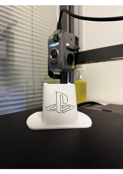 TRAK3D Ps5 Kol Standı Beyaz - Tekli Playstation 5 Kontrolcü Standı - Daylight Edition