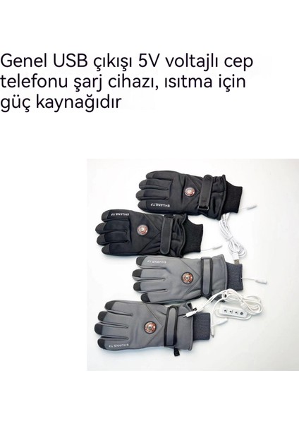 USB Isıtmalı Kayak Eldivenleri Kış Açık Termal Eldivenler (Yurt Dışından) fiyatları