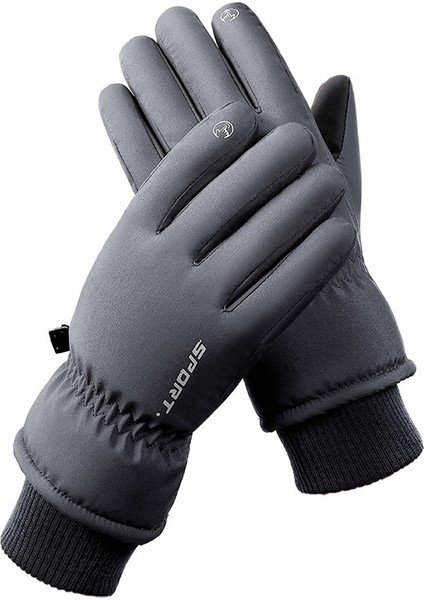 Kış Kayak Eldivenleri Açık Bisiklet Sürme Sıcak (Yurt Dışından)