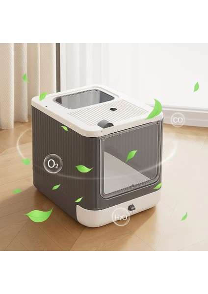 Uv Işıklı Kapalı Kedi Kumu Kabı fırsatları